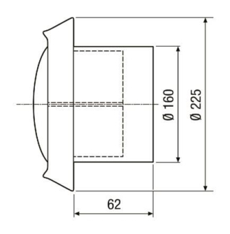 Maico Tellerventil Edelstahl   TM-V2A 16 