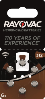 Varta Rayovac Acoustic Hörgeräte-    312 