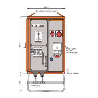 Walther Verteilerschrank 87kVA  WV0445R1 