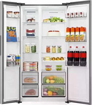 Hisense RS3P558NEIE inox Side by Side 