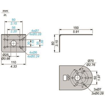 Schneider Befestigungswinkle      XVCZ23 