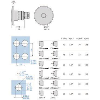 Schneider NOT-AUS rot D60mm      ZB5AX84 