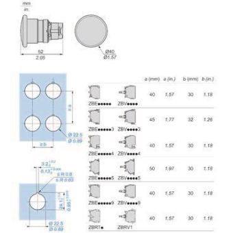 GS Pilzdrucktaster                ZB5AC2 