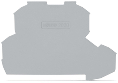 WAGO 2000-2291 Abschlussplatte,0,7 mm 