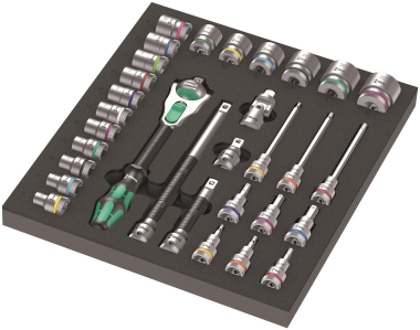 Wera Knarren-Satz Einlage 8000 C 0522520 