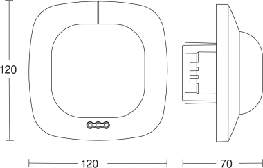 STEIN Präsenzmelder IR Quattro HD 002794 