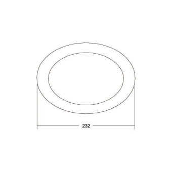 Brumberg Abdeckring, schwarz    81213080 