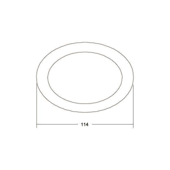 Brumberg Abdeckring, schwarz    81210080 