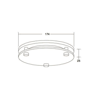 Brumberg Abdeckring, schwarz    81221080 