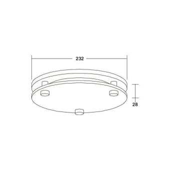 Brumberg Abdeckring, schwarz    81223080 