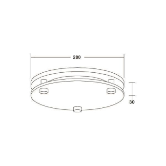 Brumberg Abdeckring, schwarz    81224080 