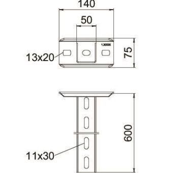 OBO US 5 K 60 FTK SW Hängestiel 
