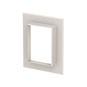 OBO G-AWAG90130RW Wandabschlussblende 