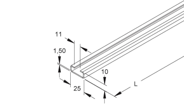 NIED Ankerschiene               2914/2BO 