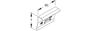 NIED Stoss-Stellenverbinder  GSTA 170-78 