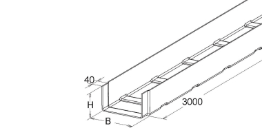 NIED GFK-Kabelrinne           KK 110.200 