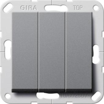 GIRA 283228 Wippschalter 3fach Wechsel 
