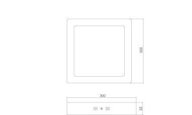 Nobile LED Panel Aufbau 300 Q 1561301412 