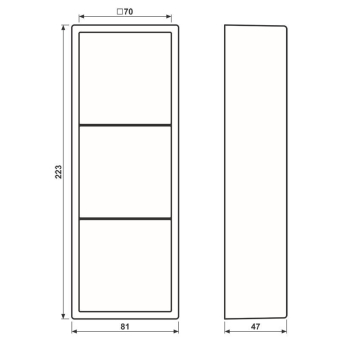 JG Ap-Kappe m.Rahmen 3-F     AL 2583 A-L 