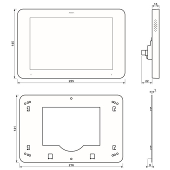 Jung Smart Control 8 203mm / 8 SC 0081 U 