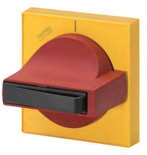 SIEM Knebel rot, Blende gelb 8UC7120-8BD 