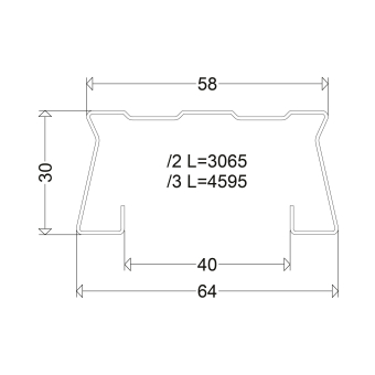 SCHUC Stahlbl.Trageschiene    TRS 1000/2 