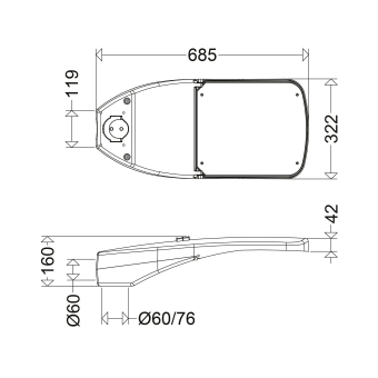 SCHUCH 47 3203 RFLO LED-       470020001 