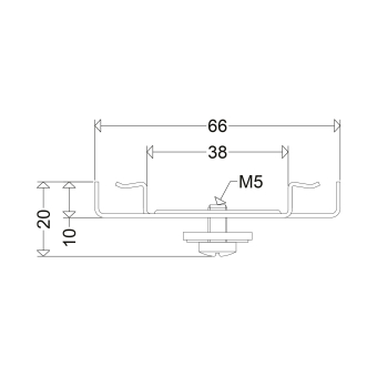 SCHUC Leuchtenbefest./Paar  TRS 1000 L P 