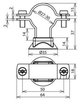 Dehn 275249 LH ZS 27 LH ZS 27 KS H10 V2A 