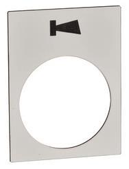 Schneider Bezeichnungsschild   ZB2BY4982 