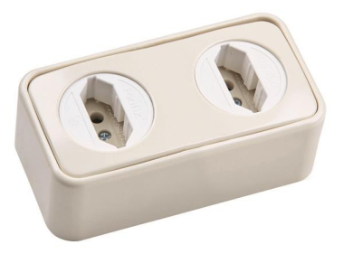 STRIE ZE225 Doppel Schukosteckdose ZE225 