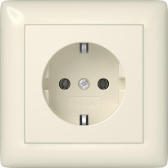 GIRA 444001 SCHUKO-Steckdose Vollplatte 