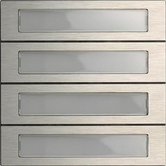 GIRA 5534920 Ruftastenmodul 4fach 