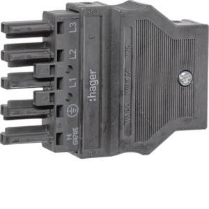 Hager Eingangsbuchse Wago 5polig   G4705 