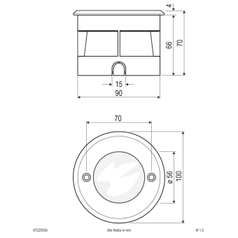 EVN LED Bodeneinbau anthrazit   6722502A 