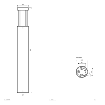 EVN LED Wegeleuchte 650mm -  WLK65071502 