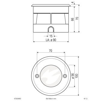 EVN LED Bodeneinbau -rund -    672029902 