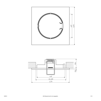 EVN Halogen-Einbauleuchte         645014 