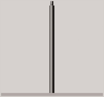BEGA Mast 738 zylindrisch 4000mm   70738 