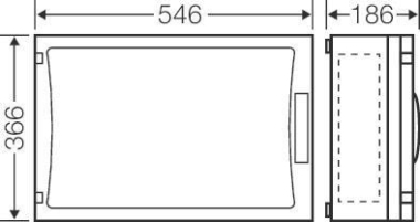 Hensel ENYSTAR Leergehäuse       FP 0451 