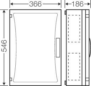 Hensel ENYSTAR Leergehäuse       FP 0471 