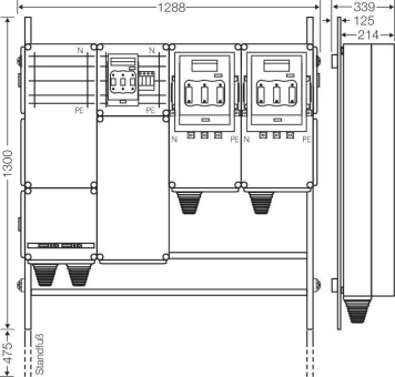 Hensel Ladeverteiler f. Mi EV 140kW 2001 