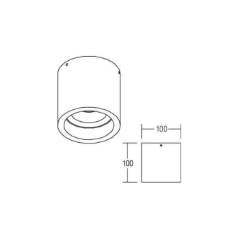 BRUM LED-Deckenaufbaul.         12074183 