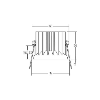 BRUM LED-Einbauleuchte 350mA,   12415173 