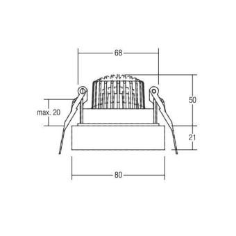 BRUM LED-Einbaustrahler         13126173 