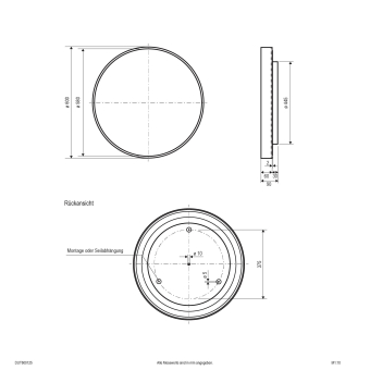 EVN LED Deckenanbau -rund -    DUT600125 