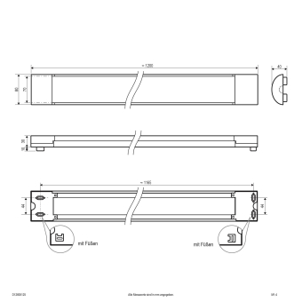 EVN LED Anbauleuchte           D12800125 