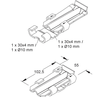 Kleinhuis Keilverbinder              321 