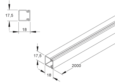 HKL Kanal HKL 2020.6 18X17,5 RAL     CWS 