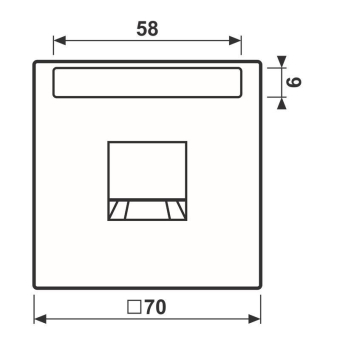 Jung Abdeckung f.MJ 1f   LS1969-1NAWESWM 